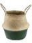 Yeşil Stil L-32CMX28CM Whısm Seagrass Çamaşır Depolama Sepeti Katlanır El Yapımı Saman Saksı Ekici Sepet Hasır Oyuncak Depolama Tutucu Organizatör (Yurt Dışından) 1