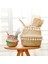 Siyah Püskül Stili Xs 16X13CM El Yapımı Bambu Saklama Sepetleri Seagrass Hasır Sepet Bahçe Saksı Çamaşır Sepeti Beyaz Püskül ile Konteyner Oyuncak Tutucu (Yurt Dışından) 5