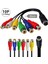 S-Video - Dişi Rgb 6 Rca 10 Pin Din S-Video Erkek Komponent Kablosu (Yurt Dışından) 5