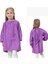 Çocuk Bluzu Uzun Kollu Önlük - Açık Mor - Boy 130-150 (Yurt Dışından) 4