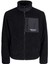 Jack & Jones Jorvesterbro Teddy Jacket Noos Erkek Siyah Mont 12238854-Black 2