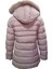 Burberry B01481 Çocuk Kız Şişme Dolum Kapüşonlu Kaban - B01481 - Pembe 2