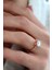 Sky Diamond Taşlı 925ayar Gümüş Üzerine Rose Altın Kaplama Burgu Tek Taş Yüzük 1