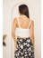 Beyaz Askılı Crop Bluz DM7003 5