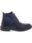 Lacivert Hakiki Deri Erkek Bot - E23K1BT56538-A31 5