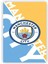 Manchester City Ahşap Poster 20x29 cm 1