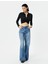 Crop Gömlek Slim Fit Bağlama Detaylı Klasik Yaka 2
