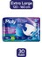 Tekstil Yüzeyli Xlarge Ekstra Büyük Boy Belbantlı Hasta Bezi 30'lu Paket 1
