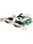 Pcı Express 2 Bağlantı Noktalı Seri RS232 Com Db9 Denetleyici Kartı Pcı-E 1.0 x 1 Düşük Profil Braketli WCH382 Çip (Yurt Dışından) 3