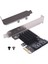 Pcıe - Sata 3.0 6g SSD Adaptörü Pcı-E Pcı Express X1 Denetleyici Genişletme Kartı Yükseltici Kart Madencilik Kartı (Yurt Dışından) 2