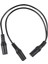 28CM 3.5mm Dişi - Çift Jak Dişi Y Splitter Stereo Ses Kablosu Siyah (Yurt Dışından) 3