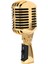 Profesyonel Kablolu Vintage Klasik Mikrofon Canlı Performans Karaoke Için Dinamik Vokal Mic Mikrofon (Altın) (Yurt Dışından) 2