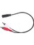 3,5 mm Stereo Dişi 2 Rca Erkek Av Kablosu Yardımcı Ses Adaptör Kablosu (Yurt Dışından) 2