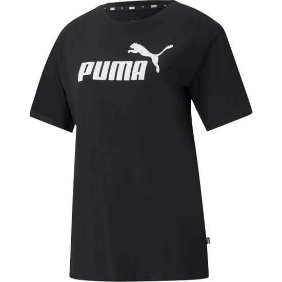 Puma Ess Logo Boyfriend Kadın Tişört 58686801