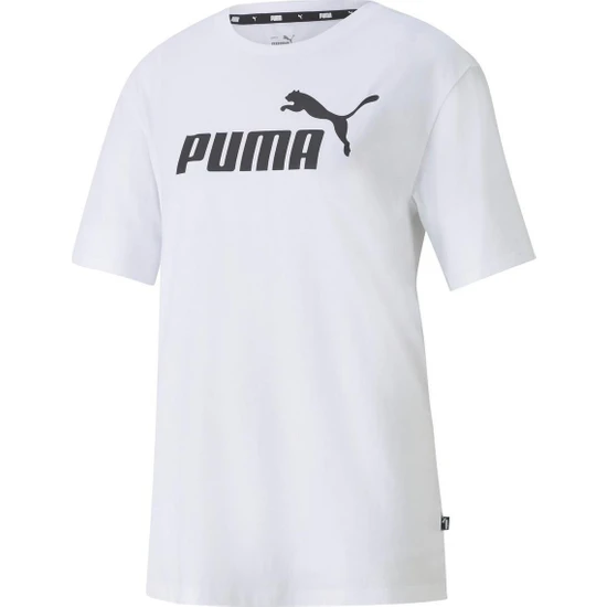 Puma Ess Logo Boyfriend Kadın Tişört 58686802