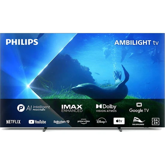 Philips 77OLED808/12 77 Inç 194 Ekran Uydu Alıcılı Smart 4K UHD Ambilight OLED Tv