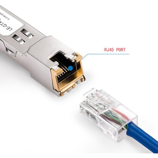 Talent Sfp Modülü RJ45 Anahtarı Gbic 10/100/1000 Konektörü Sfp Bakır ...