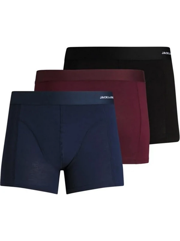 Jack & Jones 3'lü Bambu Boxer Paketi