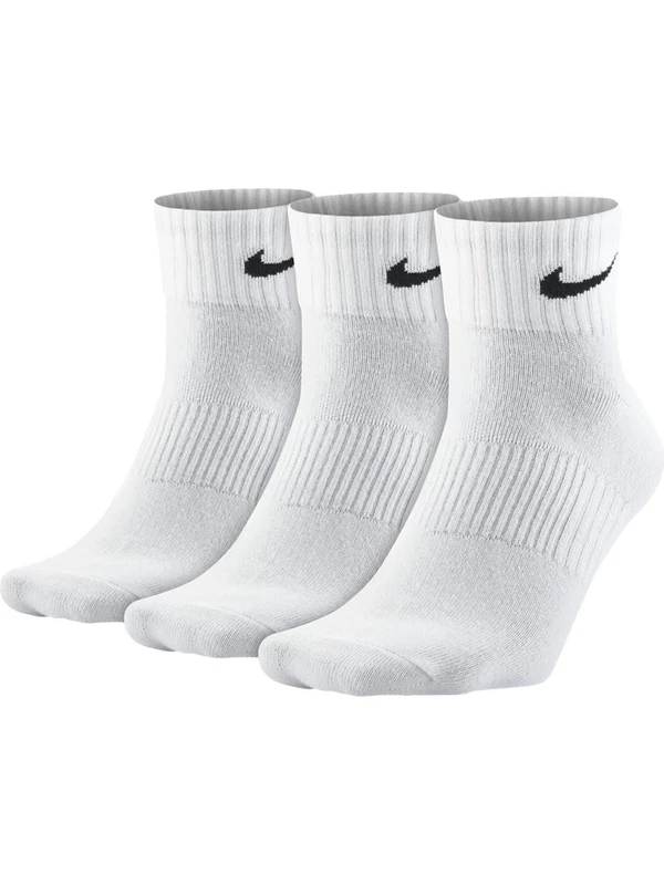 Nike Sx4706-101 3Lü Lightweight Quarter Spor Çorabı
