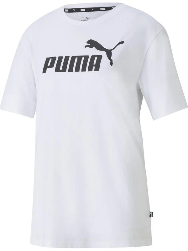 Puma Ess Logo Boyfriend Kadın Tişört 58686802