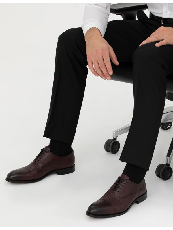 Pierre Cardin Erkek Bordo Klasik Ayakkabı 50290681-VR014
