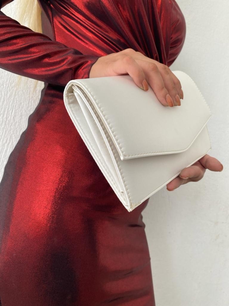Sh Poly 1 Saten Siyah Abiye Çanta Clutch Portföy Askılı Omuz ve El Çantası 2023 görsel 2