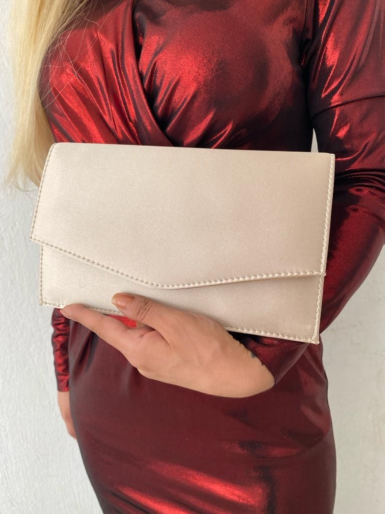 Sh Poly 1 Saten Siyah Abiye Çanta Clutch Portföy Askılı Omuz ve El Çantası 2023 görsel 7