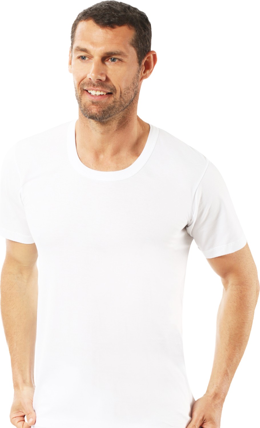 Özkan Underwear 0059 Erkek Pamuklu Penye Esnek Rahat Açık Yaka Yarım Kol Atlet Fanila