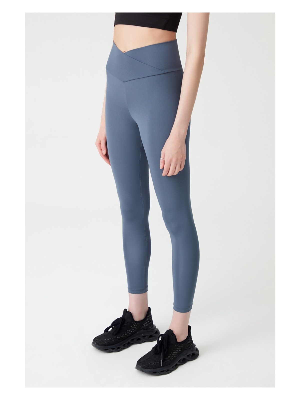 Los Ojos Bej Çapraz Bel Detaylı Tayt Envelope - Görsel 4