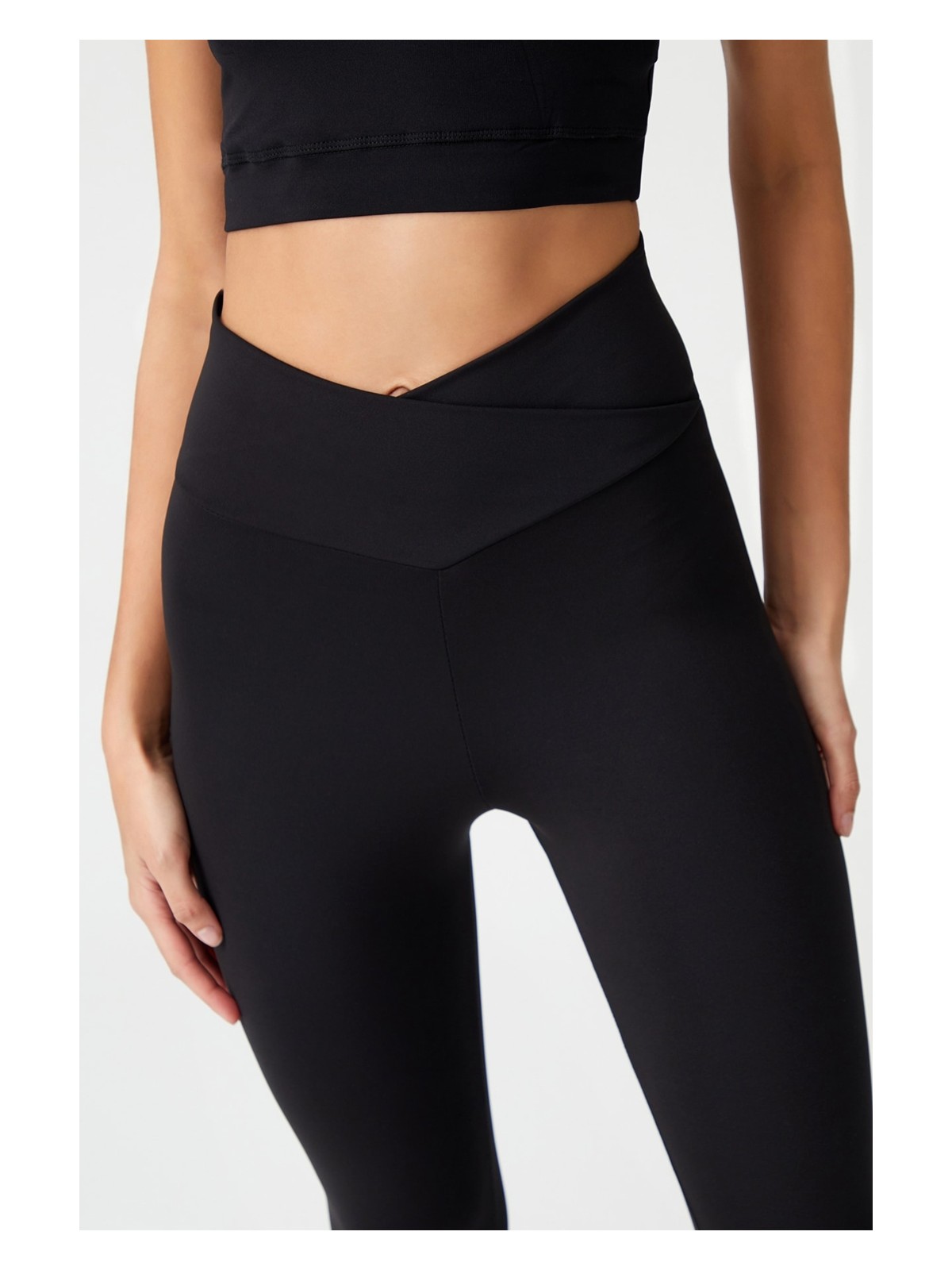 Los Ojos Bej Çapraz Bel Detaylı Tayt Envelope - Görsel 6