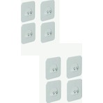 Alsi Home Yedek 8 Adet Süper Güçlü Yapışkanlı Sticker Yapışkanlı Kanca Askı