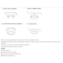 Inoled 2762-01 24W Kare Sıva Üstü LED Panel (BEYAZ-6500K)