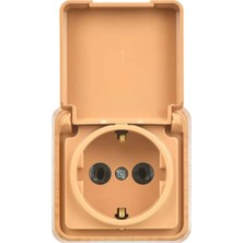 Günsan Elektrik Fantasy Misya Kapaklı Topraklı Priz, Akçaağaç