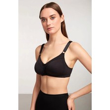 Kom Carol Pamuklu Balensiz Sütyen - Siyah