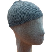 Salar Ticaret Hacı Takkesi Namaz Takkesi Gri Rengi Desenlerde Farklılık Olabilir