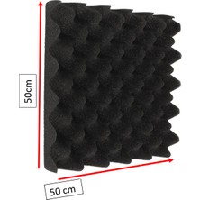 Termoflex Akustik Yanmaz Yumurta Köpük Sünger Ses Yalıtımı 30MM 50X50CM