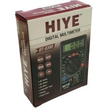 Hıye DT-830D Dijital Multimetre Ölçü Aleti - Siyah Kasa