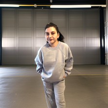 Ceyss Design Unisex Üç Iplik Şardonlu Sweatshirt Eşofman Takımı