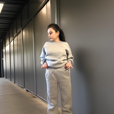 Ceyss Design Unisex Üç Iplik Şardonlu Sweatshirt Eşofman Takımı