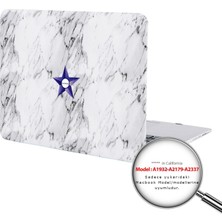 McStorey Macbook Air M1 Kılıf 13 inç A1932 A2179 A2337 ile Uyumlu F.Marble