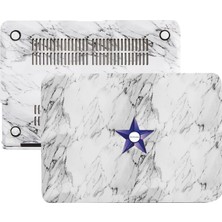 McStorey Macbook Air M1 Kılıf 13 inç A1932 A2179 A2337 ile Uyumlu F.Marble