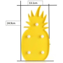 Muditam Ananas Şeklinde Ledli Dekoratif Eğlenceli Çocuk Gece Lambası