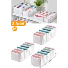 Serstil 3 Adet - Medium 11 Gözlü Çekmece Içi Düzenleyici Organizer 16 x 40 x 12