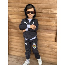 Mavi Boncuk Kids Çocuk Taraftar Fenerbahçe Eşofman Takımı Çantalı