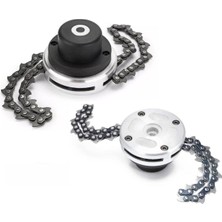 Gardening Motorlu Tırpan Zincirli Başlık Universal Canavar Başlık Tüm Tırpanlara Uyumlu One Size
