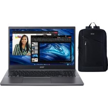 Acer Extensa 15 Intel Core I7 1255U 16 GB 512 GB SSD Windows 11 Pro 15.6" Fhd Taşınabilir Bilgisayar + Boz Çanta