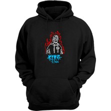 The Wert Unisex Time To Snine Baskılı Siyah Normal Kalıp Şardonlu Kalın Sweatshirt