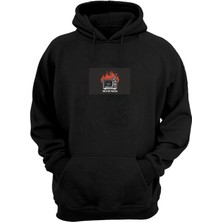 The Wert Unisex Thıs Is Not Your Era Baskılı Siyah Normal Kalıp Şardonlu Kalın Sweatshirt