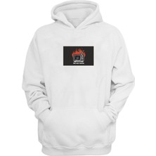 The Wert Unisex Thıs Is Not Your Era Baskılı Beyaz Normal Kalıp Şardonlu Kalın Sweatshirt