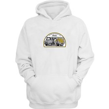 The Wert Unisex Fuckın Busıness Club Baskılı Beyaz Normal Kalıp Şardonlu Kalın Sweatshirt